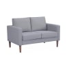 Sofá moderno de 2 plazas en algodón 137x73x82cm Ramsey Precio
