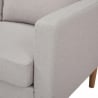 Sofá moderno de 3 plazas con patas efecto madera Ramsey Precio