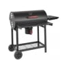 Barbacoa de carbón de acero con ruedas y tapa, 2 parrillas Tennessee Rebajas