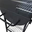 Barbacoa de carbón con ruedas y 2 rejillas ajustables Wisconsin Rebajas