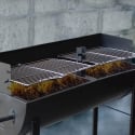 Barbacoa de carbón con ruedas y 2 rejillas ajustables Wisconsin Venta