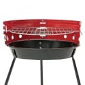 Barbacoa portátil de carbón redonda parrilla Ø36cm Camping Rebajas