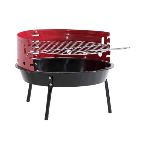 Barbacoa portátil de carbón redonda parrilla Ø36cm Camping Promoción