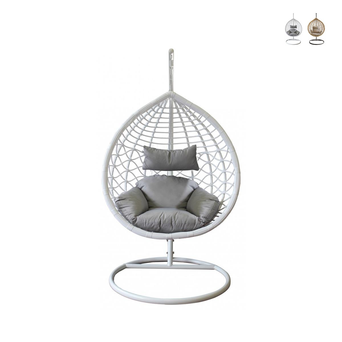 Silla colgante mecedora de metal Panarea Promoción Silla colgante mecedora de metal Panarea Promoción
