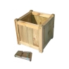 Jardinera de madera de pino tratada 40x40cm Edelia Venta