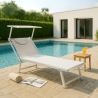 Tumbona Profesional Aluminio Toldo Parasol Italia Stock 2 Piezas Elección