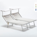 Tumbona Profesional Aluminio Toldo Parasol Italia Stock 2 Piezas Catálogo