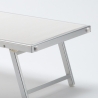 Tumbonas profesionales de aluminio playa Italia Stock 4 unidades 