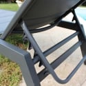 Tumbona de jardín con ruedas de aluminio Formentera Medidas