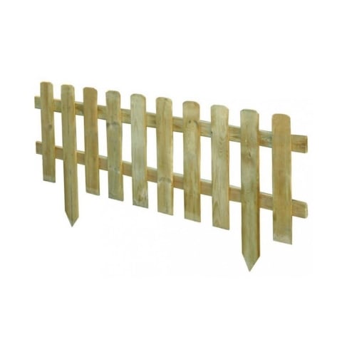 Recinto inglés de madera de pino impregnado 110x28/45 cm Promoción