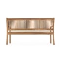 Banco de jardín de madera de acacia 3 plazas Lidia Oferta