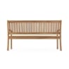 Banco de jardín de madera de acacia 3 plazas Lidia Oferta
