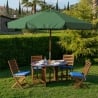 Sombrilla de jardín Ø3m con poste central de madera Fantasy Venta