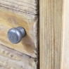 Mesita de noche de madera con puerta y cajón Farran Elección