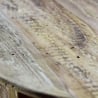 Mesita de noche de madera con puerta y cajón Farran Modelo