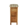 Mesita de noche de madera con puerta y cajón Farran Catálogo