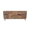 Aparador de madera de pino reciclado con 4 cajones Heron Oferta