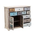 Cómoda aparador shabby chic de madera multicolor Greg Venta