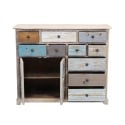 Cómoda aparador shabby chic de madera multicolor Greg Rebajas