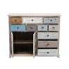 Cómoda aparador shabby chic de madera multicolor Greg Rebajas
