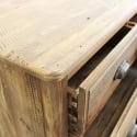 Cómoda de madera natural para dormitorio 5 cajones Farley Catálogo