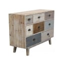 Cómoda de madera de colores con 8 cajones estilo shabby chic Donald Venta