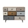 Cómoda de madera de colores con 8 cajones estilo shabby chic Donald Catálogo