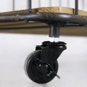 Estantería con ruedas estilo industrial Alban Descueto