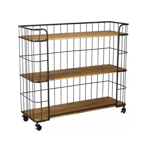 Estantería con ruedas estilo industrial Alban Promoción
