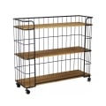 Estantería con ruedas estilo industrial Alban Promoción