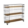 Estantería con ruedas estilo industrial Alban Promoción