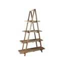 Librería de salón con 4 estantes de madera de pino Callie Promoción