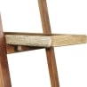 Librería de salón con 4 estantes de madera de pino Callie Oferta