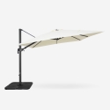 Parasol jardín 3x3 excéntrico cuadrado bar hotel Vienna Catálogo