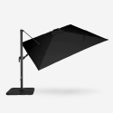 Sombrilla regulable de aluminio para jardín y terraza 3x3 Vienna Noir Precio