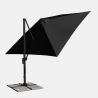 Sombrilla de aluminio para jardín y terraza 3x3m Paradise Noir Catálogo