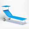 2 Tumbonas con Ruedas Aluminio Patio Piscina Playa Alabama Stock 2 Piezas Compra