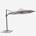 Parasol excéntrico sombrilla de jardín 3 m aluminio octogonal Paradise Elección