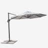 Parasol excéntrico sombrilla de jardín 3 m aluminio octogonal Paradise Elección