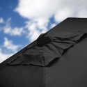 Sombrilla rectangular de aluminio de 3x2m para jardín y terraza Eden Noir Elección