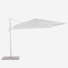 Sombrilla de aluminio para jardín y terraza 3x3m Paradise White Parasol Catálogo