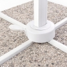 Sombrilla de aluminio para jardín y terraza 3x3m Paradise White Parasol Precio