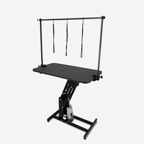 Mesa de peluquería canina regulable hidráulicamente 110 cm Griffon Promoción
