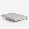 Sofá cama para el salón de 2 plazas estilo escandinavo de tela Elettra Descueto