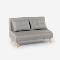 Sofá cama para el salón de 2 plazas estilo escandinavo de tela Elettra Venta