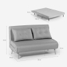 Sofá cama para el salón de 2 plazas estilo escandinavo de tela Elettra 