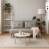 Sofá cama para el salón de 2 plazas estilo escandinavo de tela Elettra Promoción