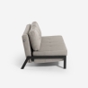 Sofá cama 2 plazas diseño moderno de tela salón Bellamy Oferta