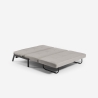 Sofá cama 2 plazas diseño moderno de tela salón Bellamy Descueto