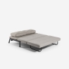 Sofá cama 2 plazas diseño moderno de tela salón Bellamy Rebajas